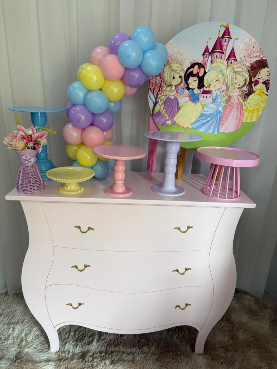 Mini Kit Princesas Baby - Três Marias Festas