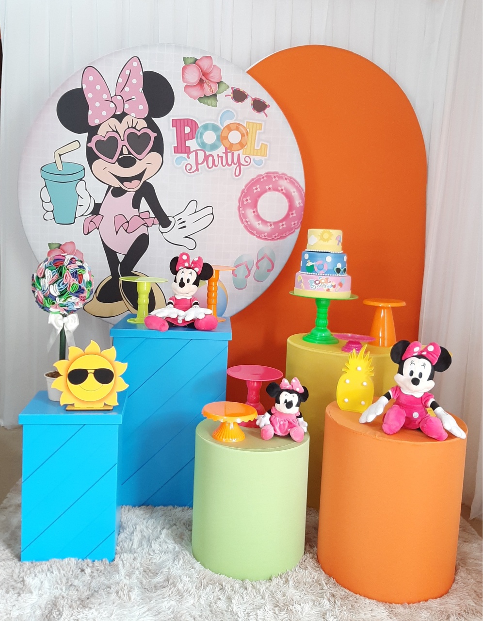Minnie Pool Party (Mod2) - Três Marias Festas