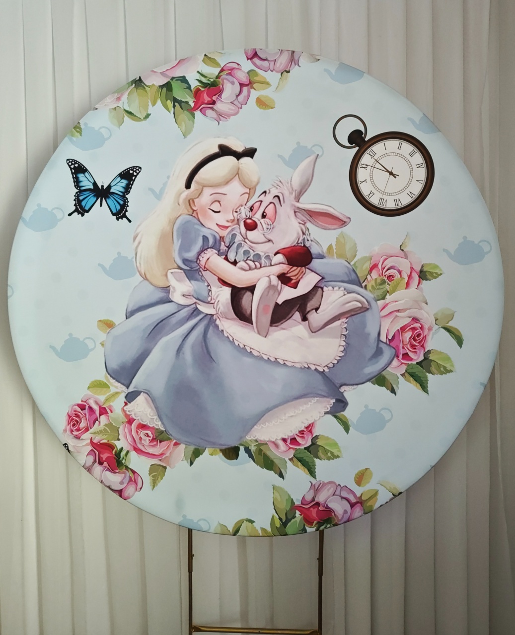 Painel Sublimado Alice No País das Maravilhas - Três Marias Festas