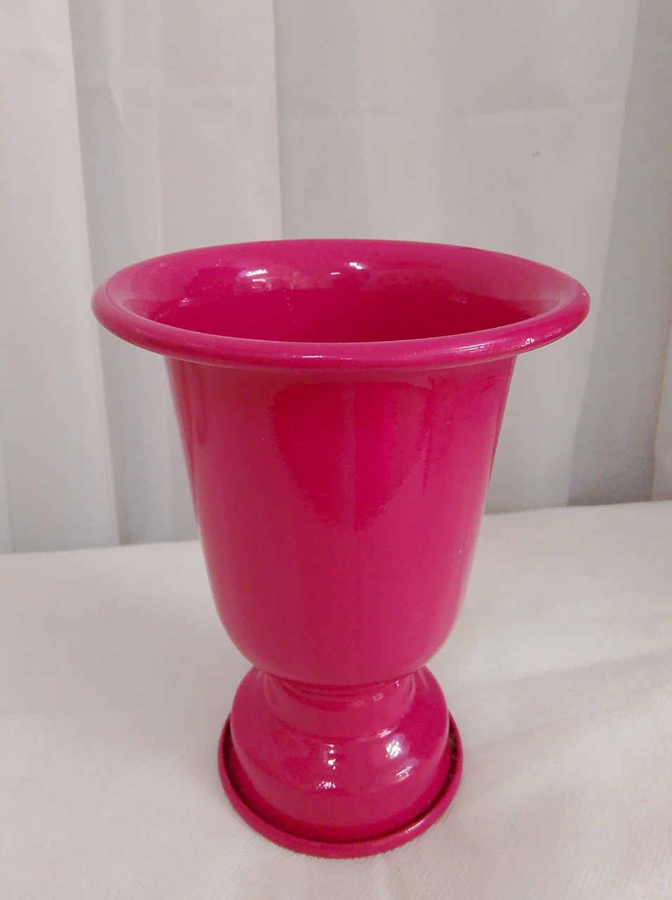 Vaso Aço Rosa Pink - Três Marias Festas