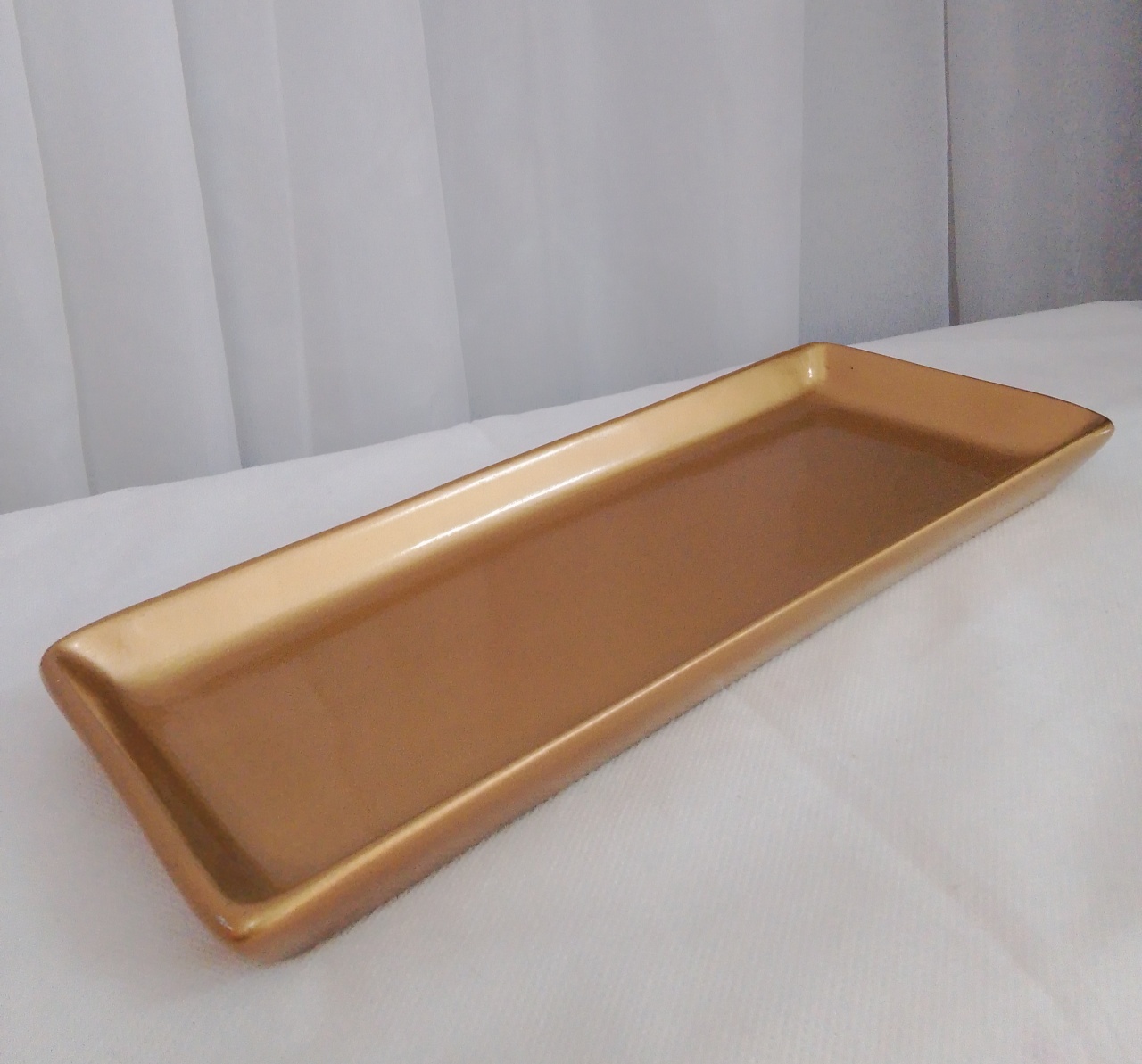 Bandeja / Doceira Cerâmica Dourado1 - Três Marias Festas