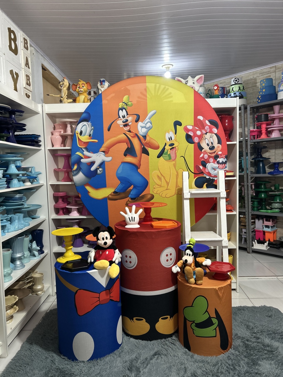 Turma Do Mickey Kit 2 - Pegue e monte da Fada Madrinha decorações 