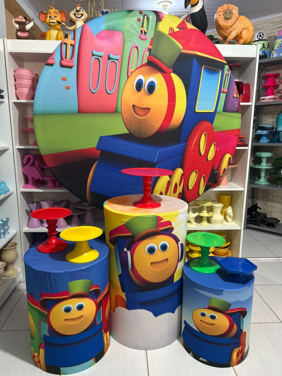 Bob O Trem Kit 1 - Pegue e monte da Fada Madrinha decorações 