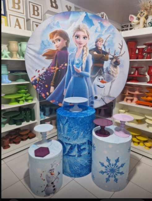 Frozem Kit 1  - Pegue e monte da Fada Madrinha decorações 