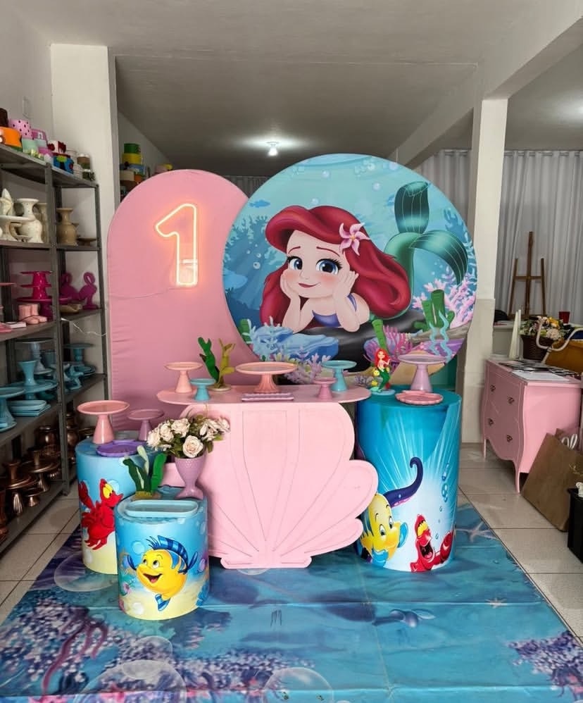 Ariel Baby Kit 4 - Pegue e monte da Fada Madrinha decorações 