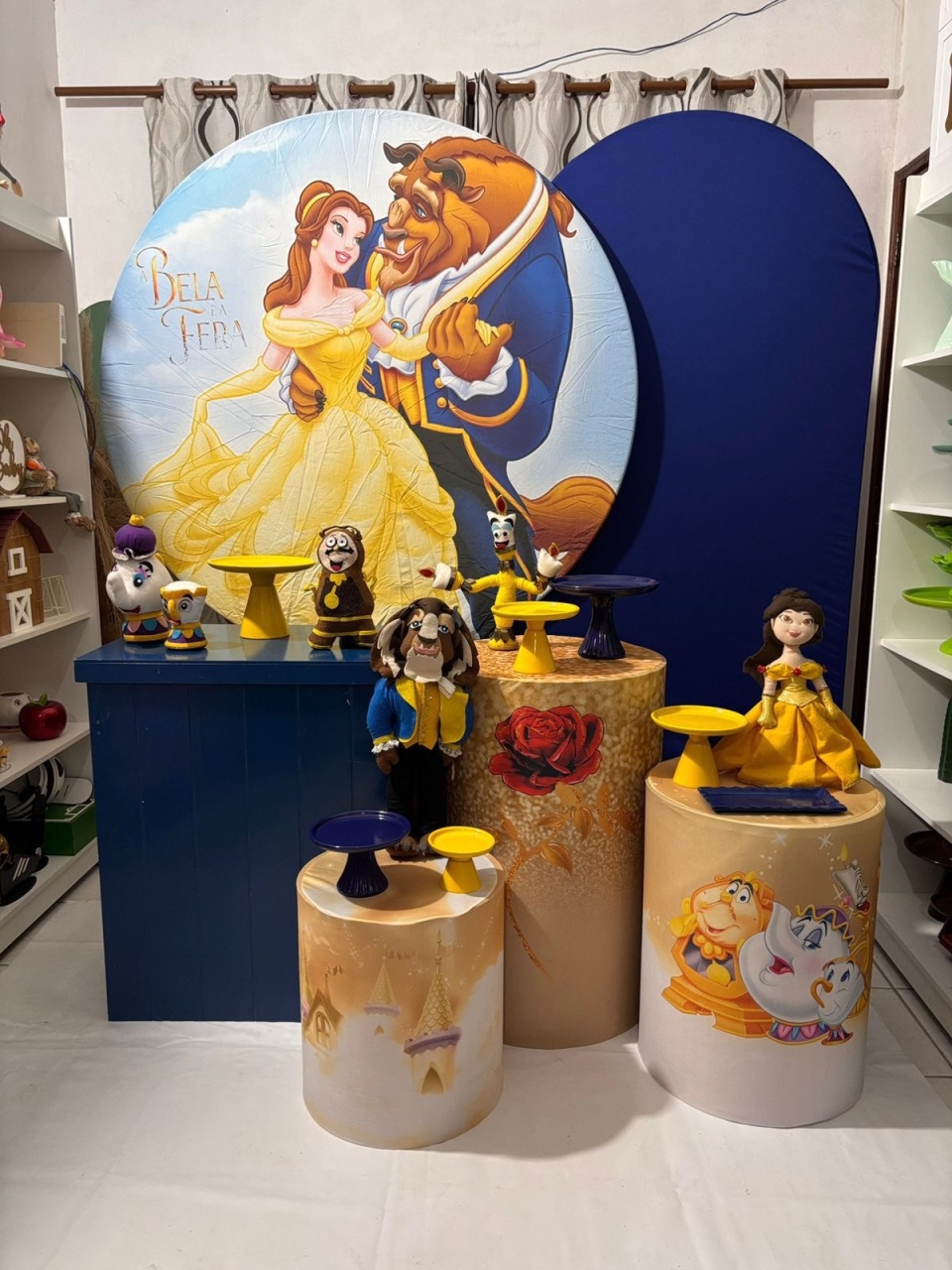 Kit Bela Fera 4  - Pegue e monte da Fada Madrinha decorações 