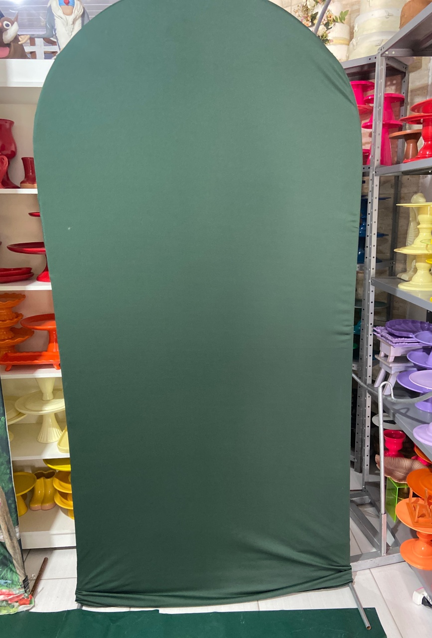 Picolé Tecido Verde Musgo  - Pegue e monte da Fada Madrinha decorações 