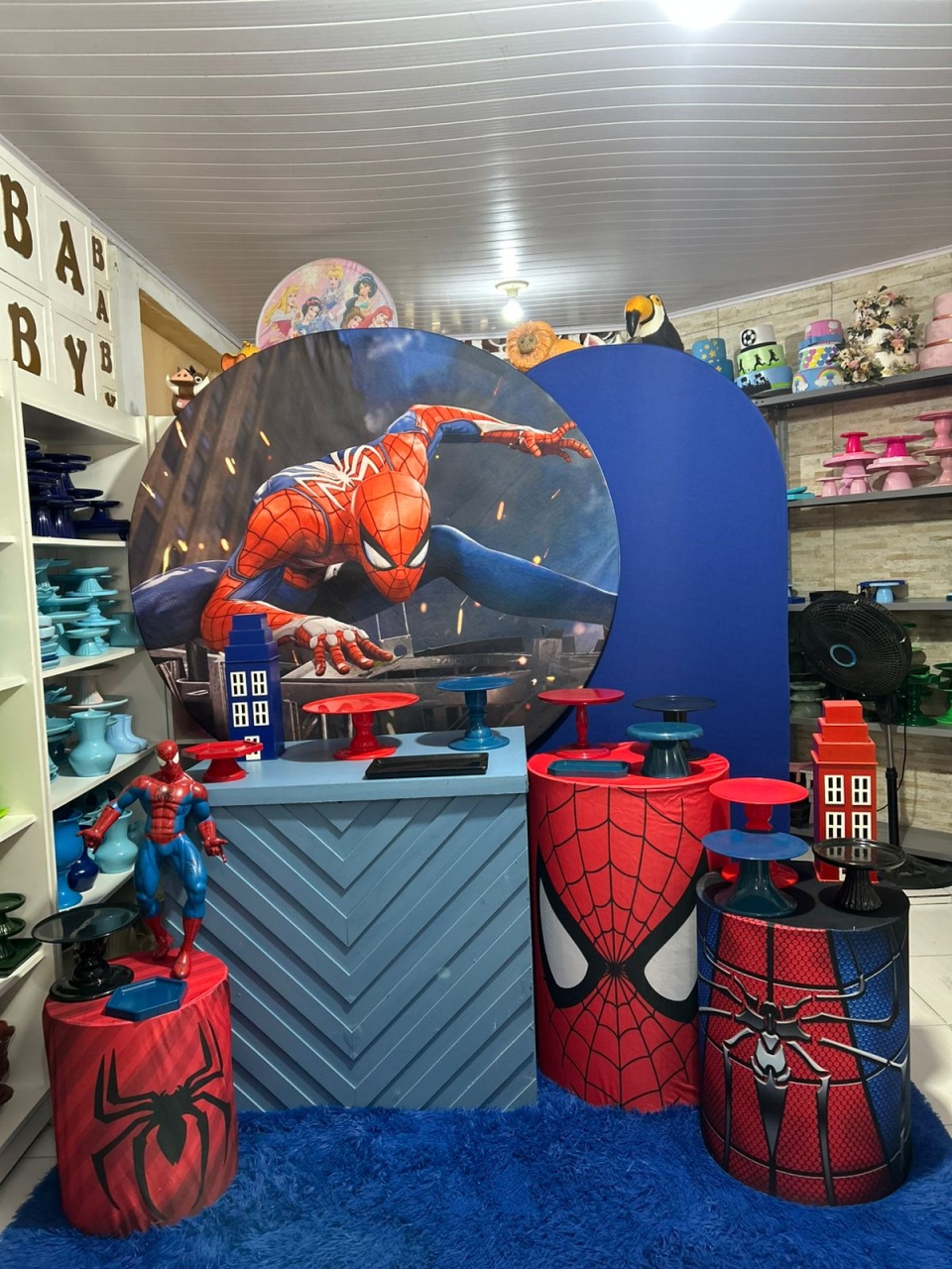 Homem Aranha Kit 4  - Pegue e monte da Fada Madrinha decorações 