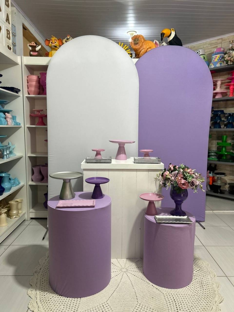 Lilás - Pegue e monte da Fada Madrinha decorações 