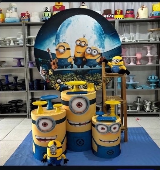 Minions - Pegue e monte da Fada Madrinha decorações 