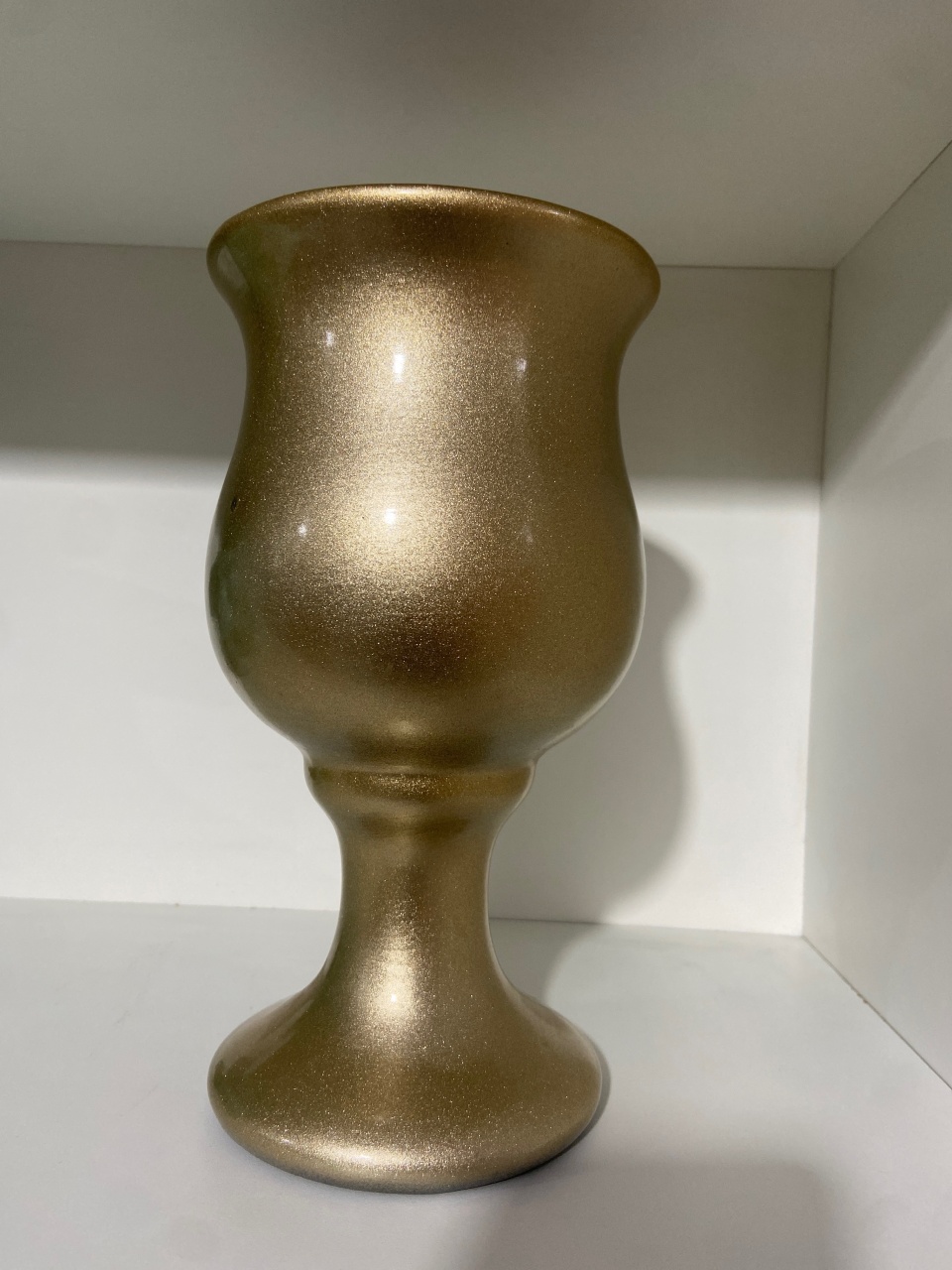 Vaso Dourado  - Pegue e monte da Fada Madrinha decorações 