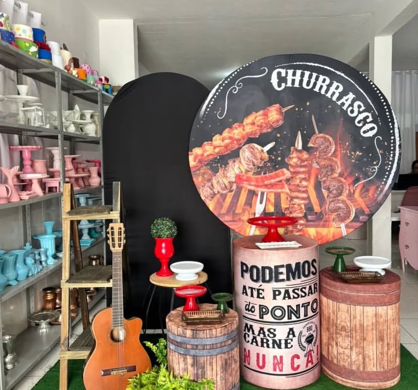 Kit Churrasco - Pegue e monte da Fada Madrinha decorações 
