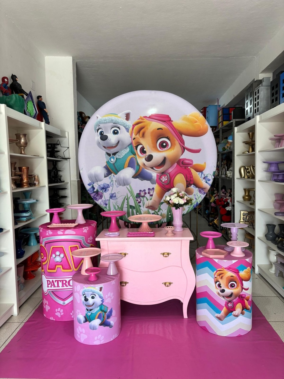Kit Sky Everest Patrulha Canina 3 - Pegue e monte da Fada Madrinha decorações 