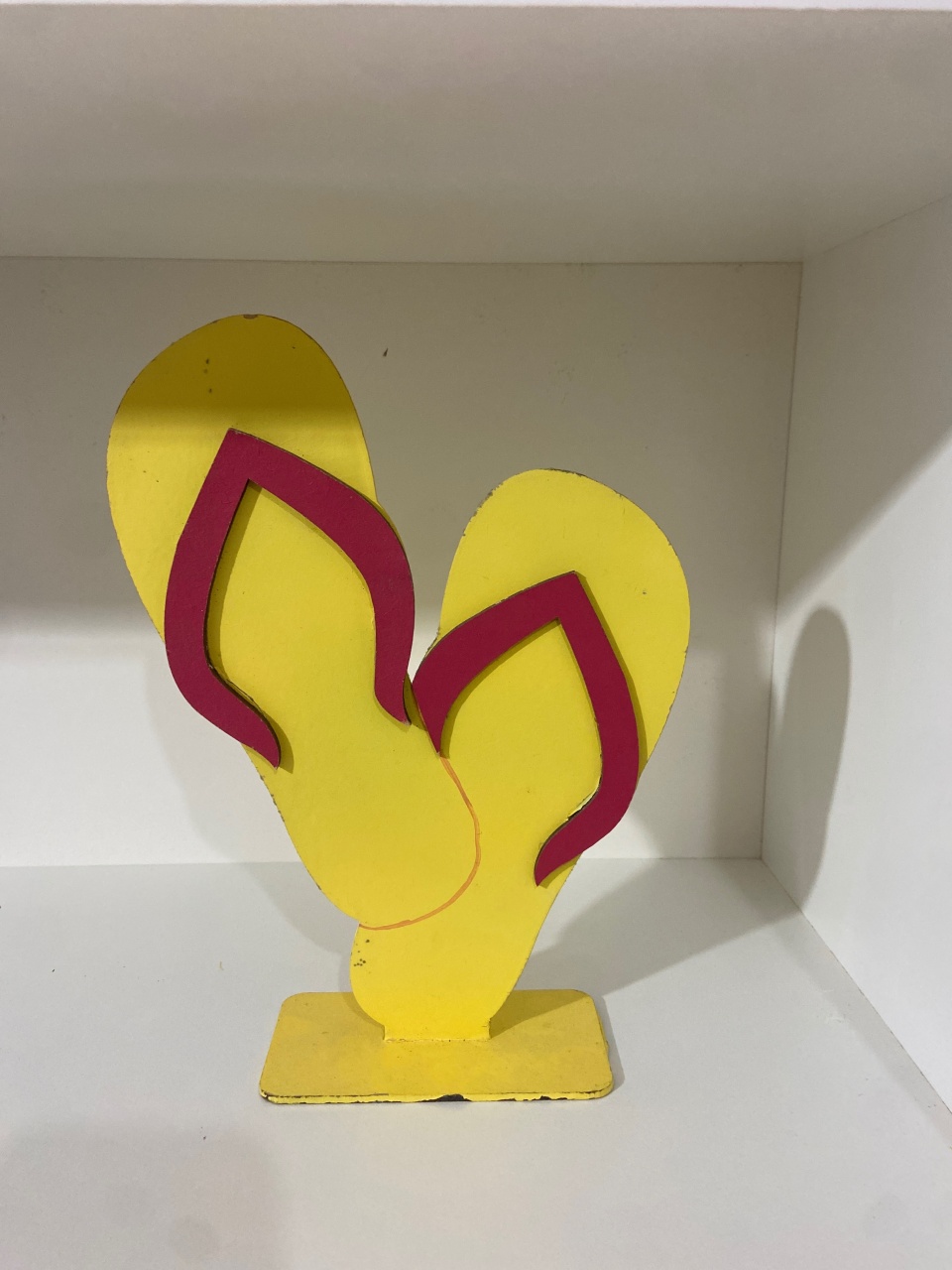 Chinelo Mdf  - Pegue e monte da Fada Madrinha decorações 