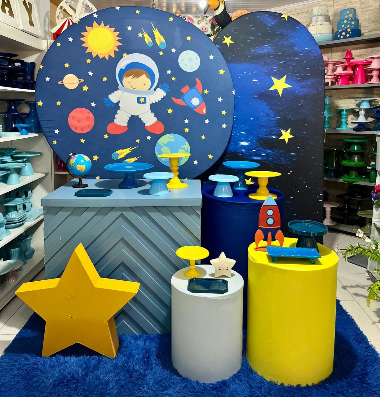 Astronauta Kit 4 - Pegue e monte da Fada Madrinha decorações 