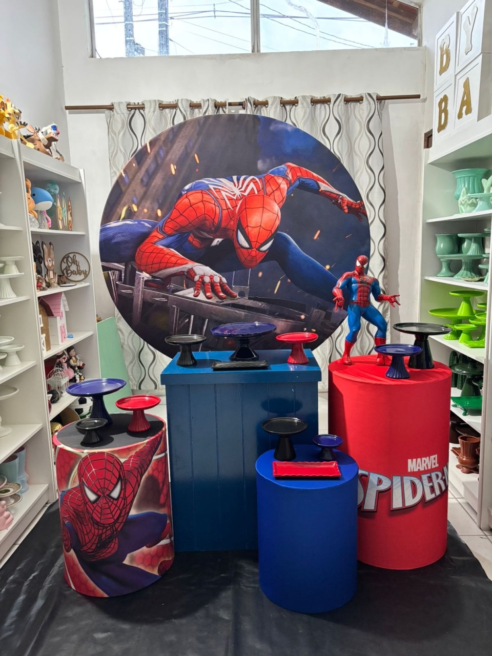 Kit Homem Aranha  - Pegue e monte da Fada Madrinha decorações 