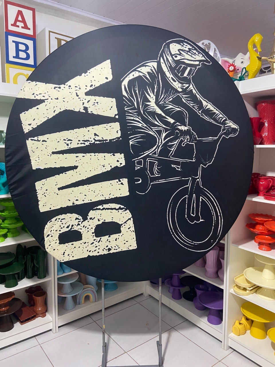 Tecidos - Bike  - Pegue e monte da Fada Madrinha decorações 