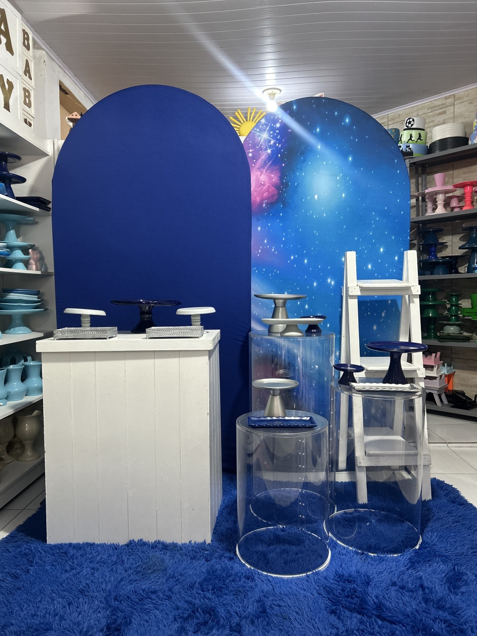 Kit Galáxia Personalizado - Pegue e monte da Fada Madrinha decorações 