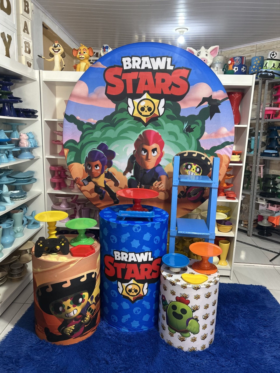 Brawl Stars Kit 2 - Pegue e monte da Fada Madrinha decorações 