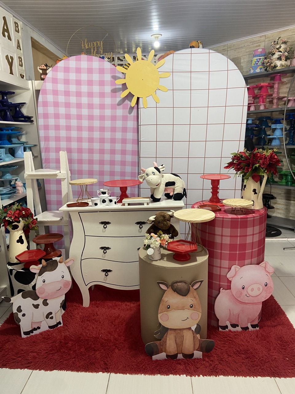 Fazendinha  - Pegue e monte da Fada Madrinha decorações 