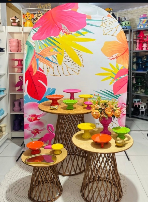 Tropical - Pegue e monte da Fada Madrinha decorações 