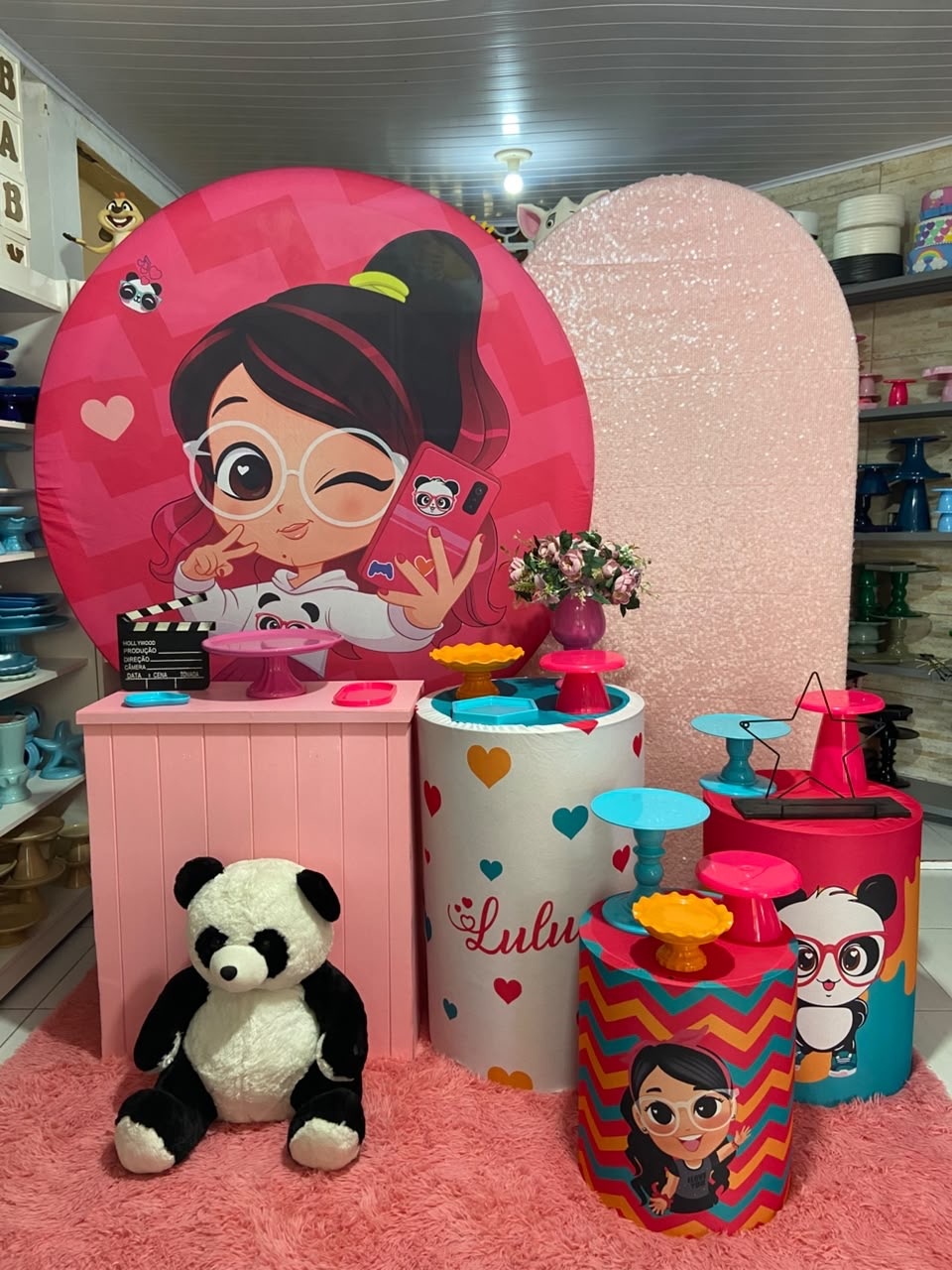 Luluca Kit 4 - Pegue e monte da Fada Madrinha decorações 