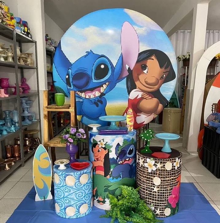 Lilo Havaino - Pegue e monte da Fada Madrinha decorações 