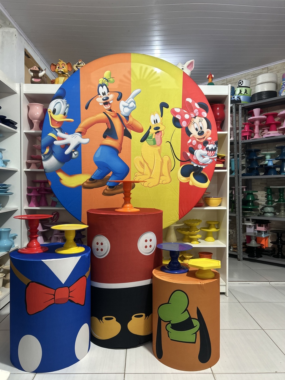 Turma Do Mickey Kit 1 - Pegue e monte da Fada Madrinha decorações 