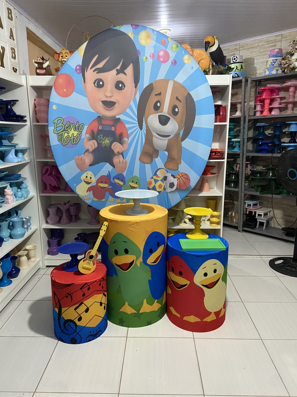 Bento Toto - Pegue e monte da Fada Madrinha decorações 