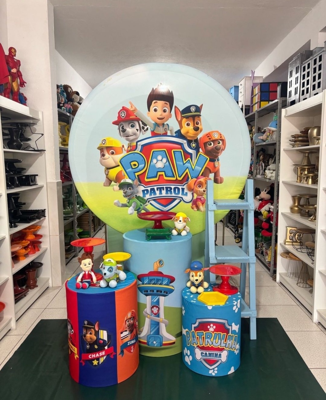Kit Patrulha Canina  - Pegue e monte da Fada Madrinha decorações 