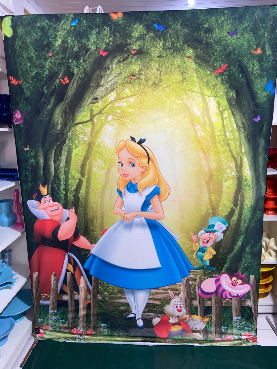 Painel Tecido Alice  - Pegue e monte da Fada Madrinha decorações 
