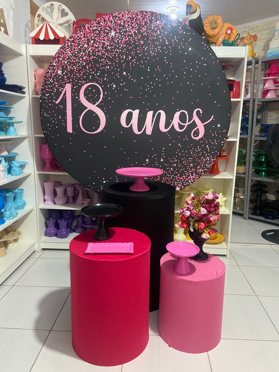 18 Anos - Pegue e monte da Fada Madrinha decorações 
