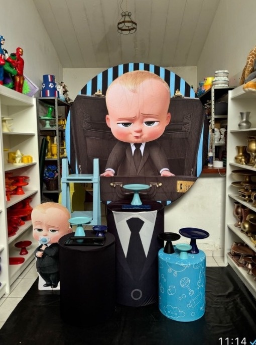 Kit Poderoso Chefinho - Pegue e monte da Fada Madrinha decorações 