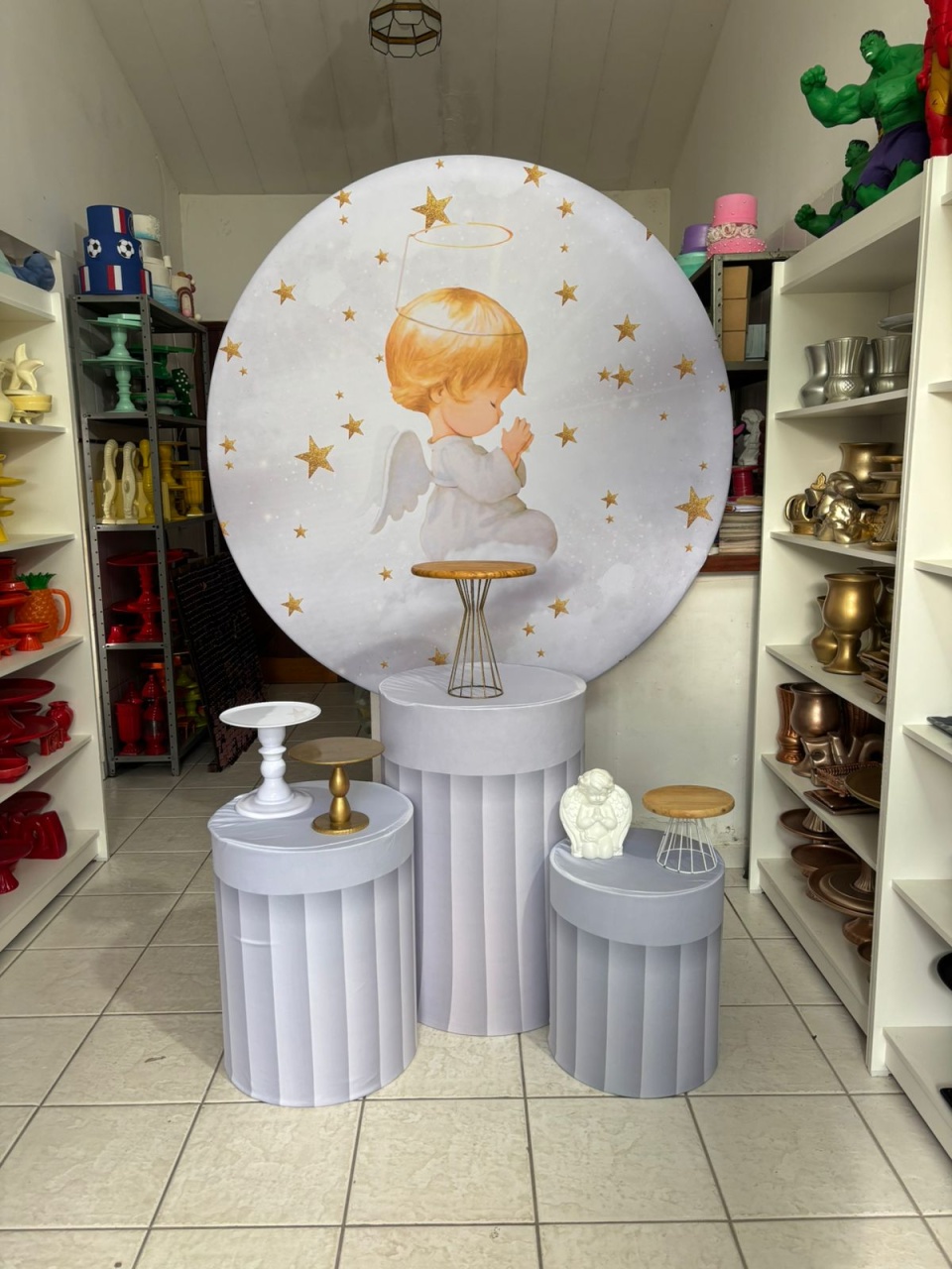 Batizado Menino Kit 1 - Pegue e monte da Fada Madrinha decorações 