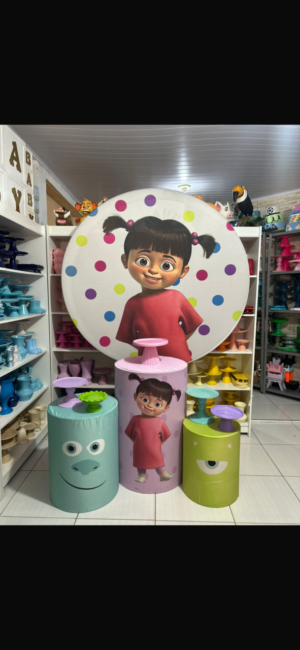 Boo Monstros S.a Kit 1 - Pegue e monte da Fada Madrinha decorações 