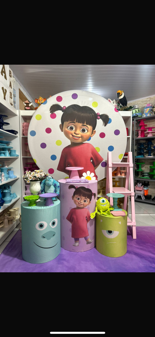 Boo Monstros S.a Kit 2 - Pegue e monte da Fada Madrinha decorações 