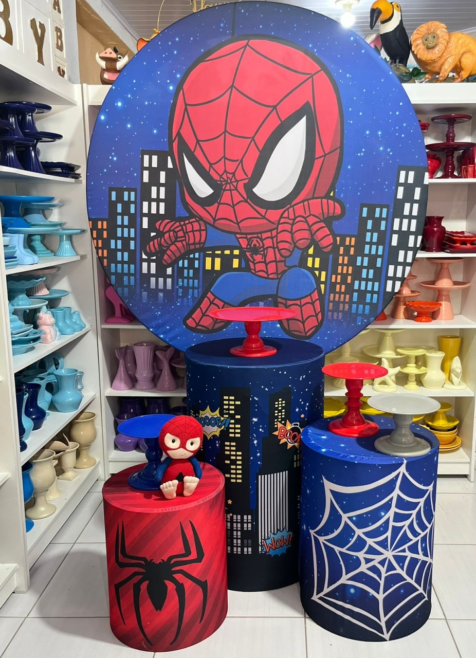 Homem Aranha Baby Kit 1 - Pegue e monte da Fada Madrinha decorações 