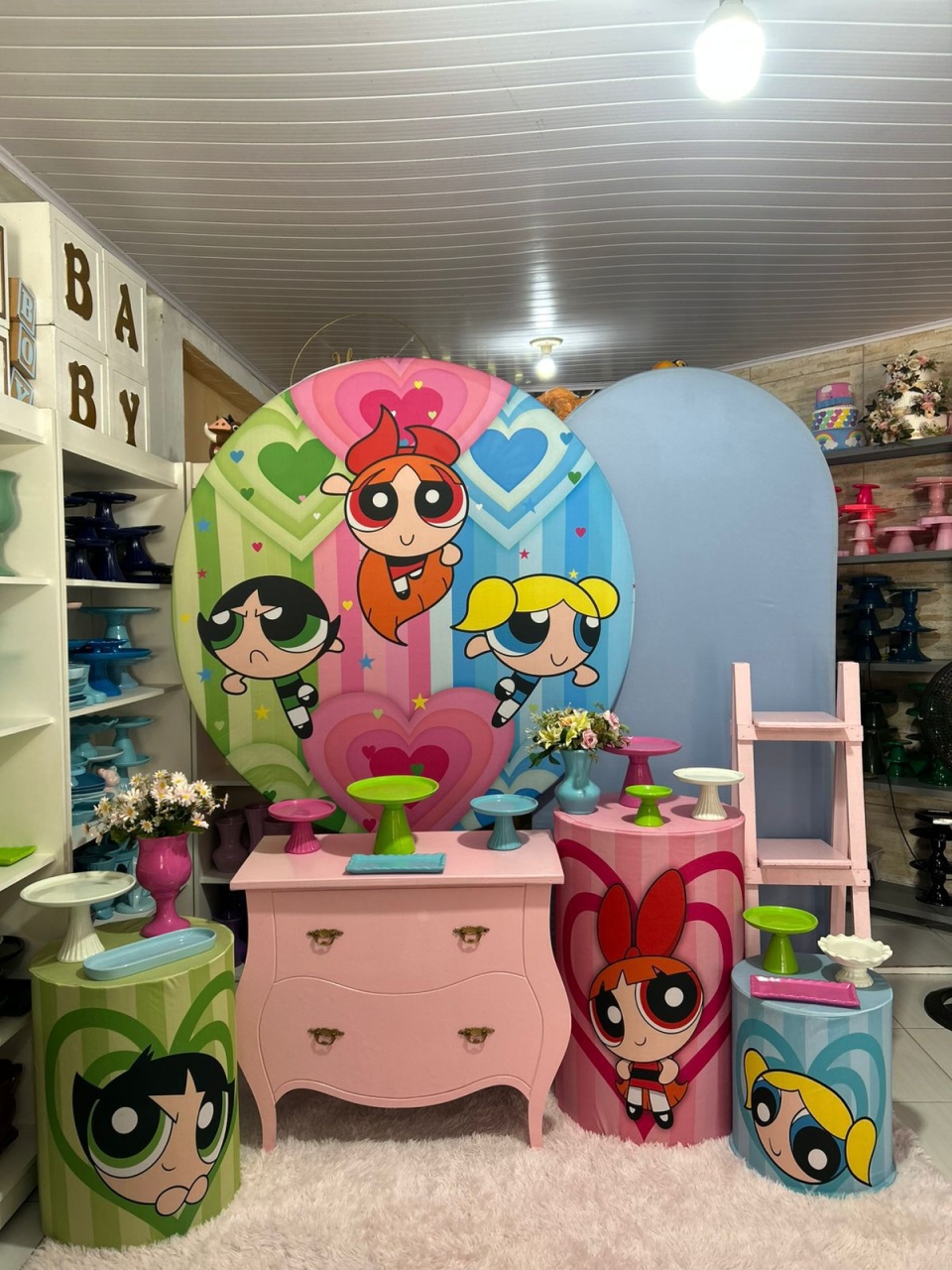 Meninas Super Poderosas  - Pegue e monte da Fada Madrinha decorações 