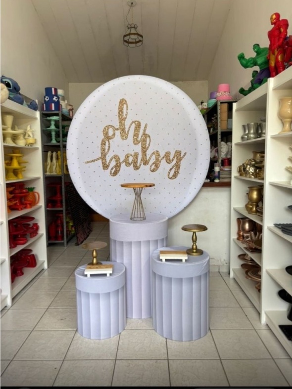 Oh  Baby Chá de Bebê  - Pegue e monte da Fada Madrinha decorações 