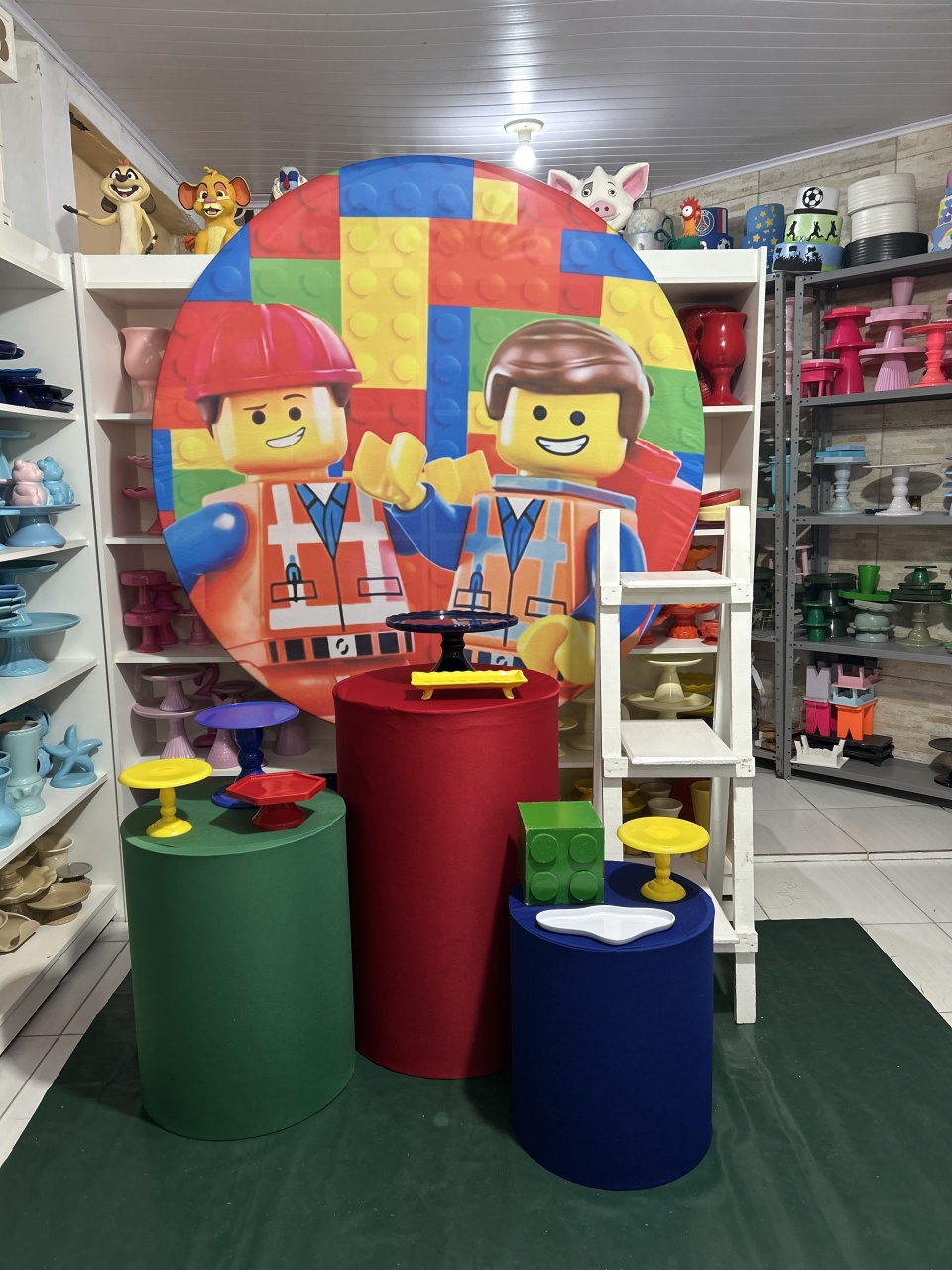Lego Kit 2 - Pegue e monte da Fada Madrinha decorações 