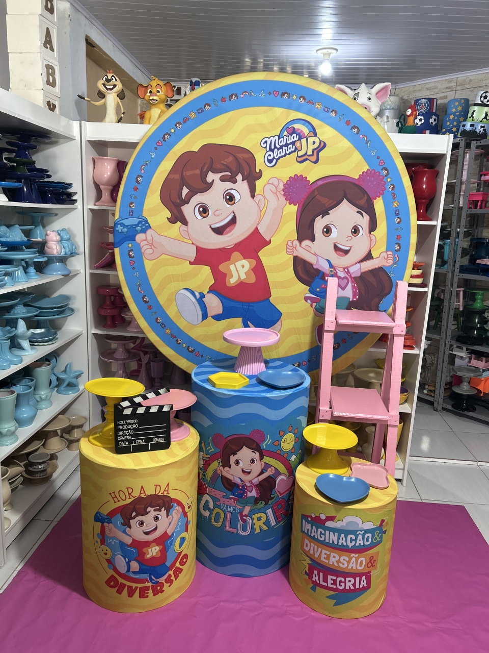 Maria Clara E Jp Kit 2 - Pegue e monte da Fada Madrinha decorações 
