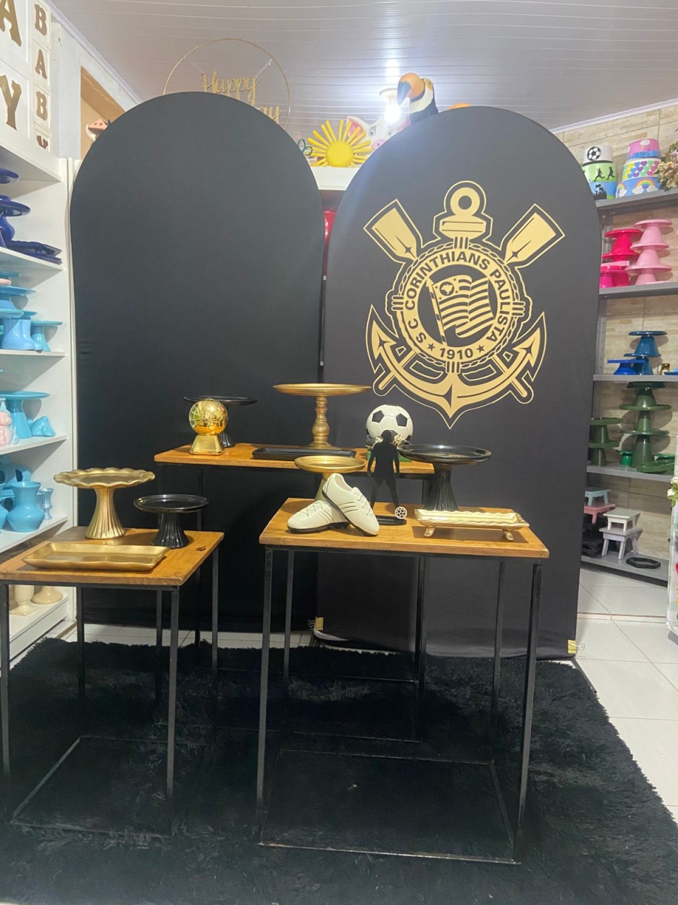 Corinthians Personalizado - Pegue e monte da Fada Madrinha decorações 