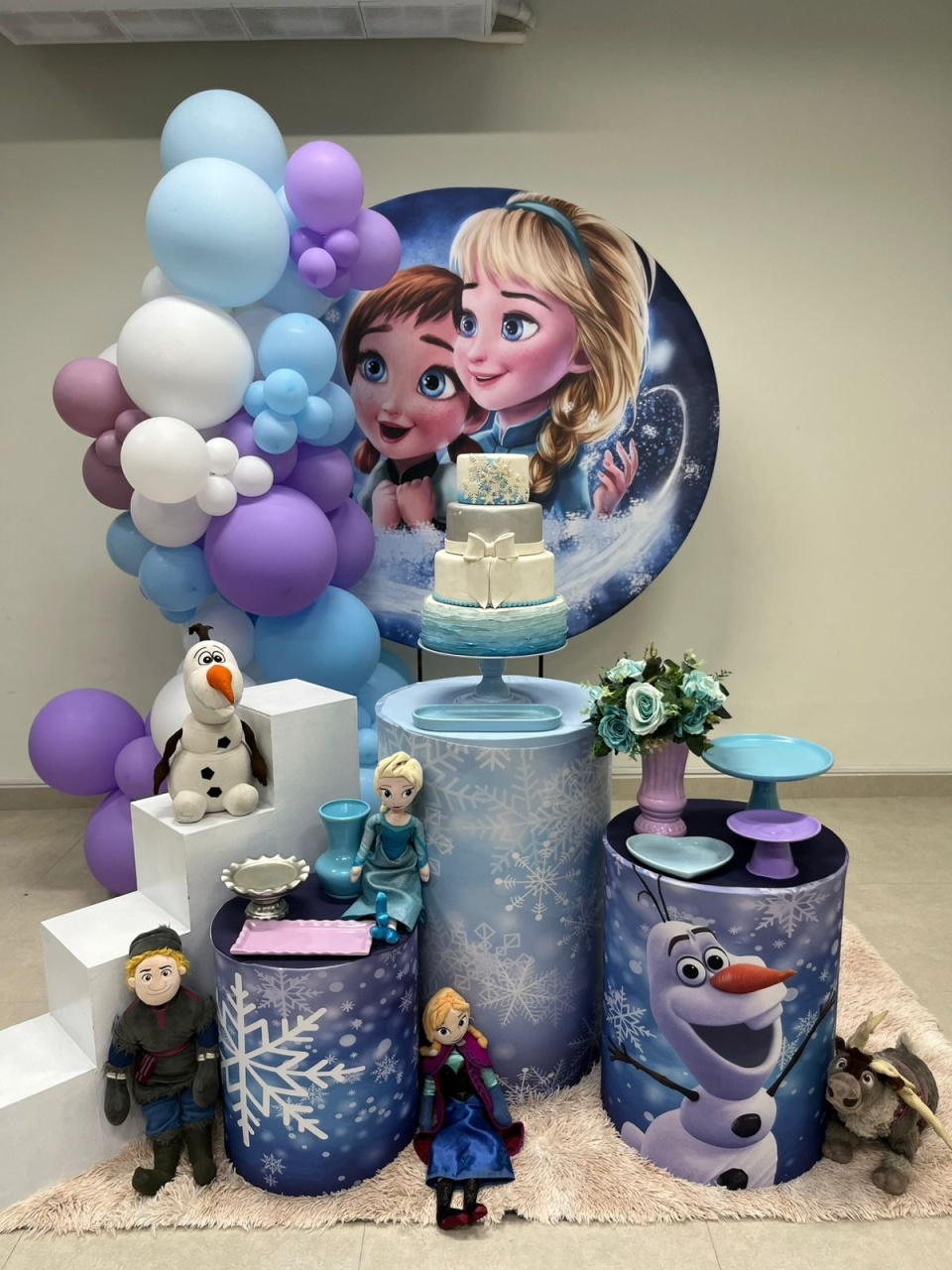 Kit Frozen Infantil  - Pegue e monte da Fada Madrinha decorações 