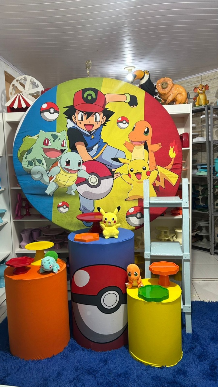 Pokémon Kit 2 - Pegue e monte da Fada Madrinha decorações 