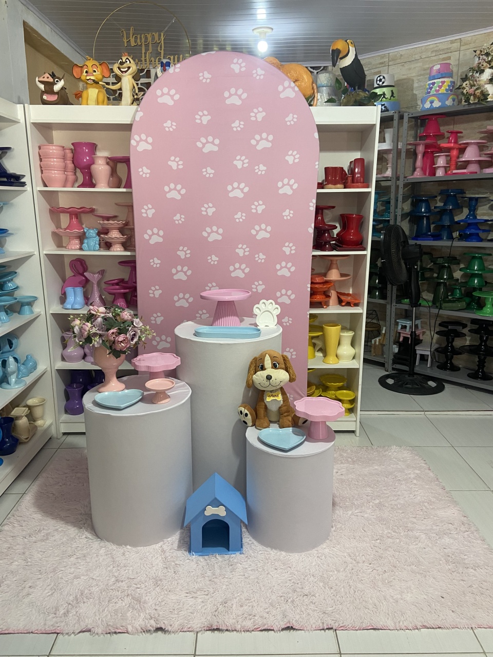 Patinhas Cachorro  - Pegue e monte da Fada Madrinha decorações 