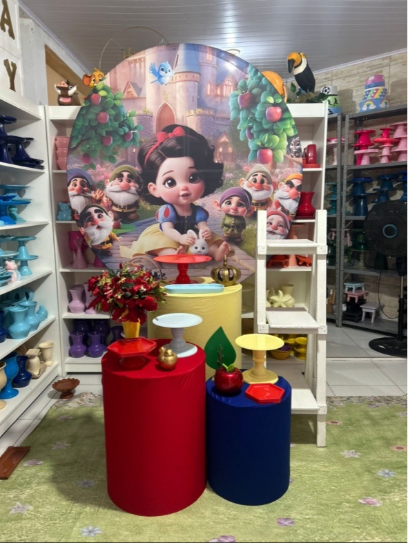 Branca de Neve Baby Kit 2 - Pegue e monte da Fada Madrinha decorações 