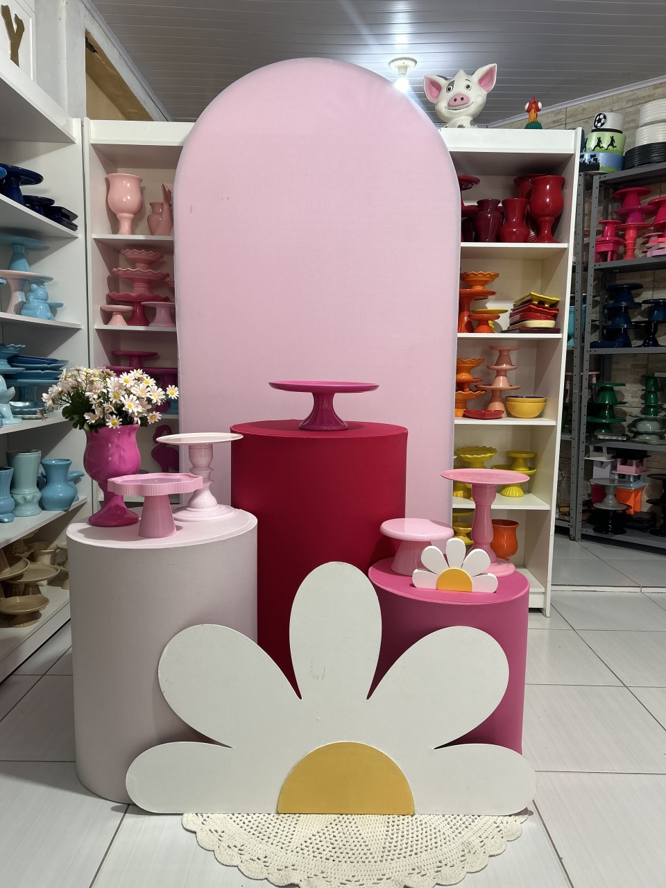 Margaridas - Pegue e monte da Fada Madrinha decorações 
