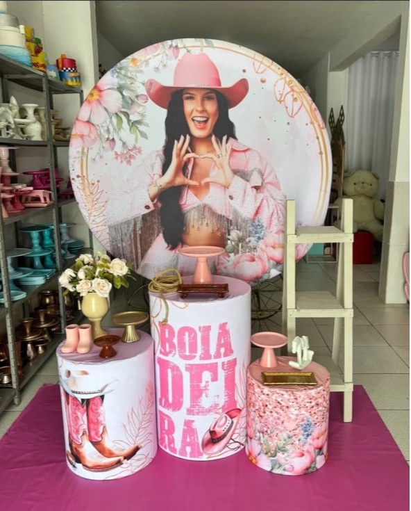 Ana Castela Rosa Kit 2 - Pegue e monte da Fada Madrinha decorações 