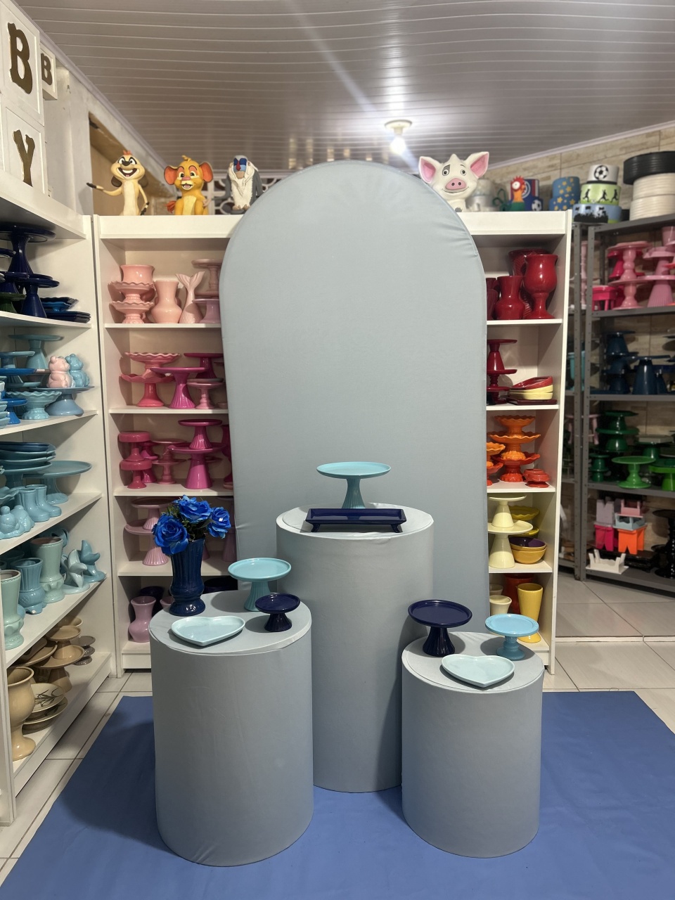 Azul Kit 3 - Pegue e monte da Fada Madrinha decorações 