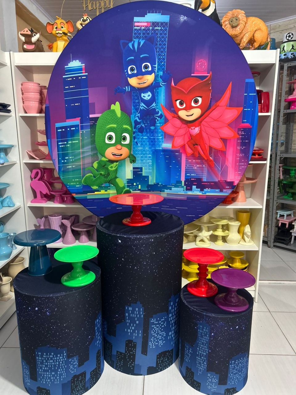 Pj Masks Kit 1 - Pegue e monte da Fada Madrinha decorações 